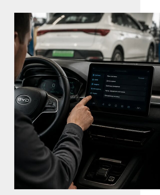 Русификация BYD E2 в Нововоронеже от 15079 р. | ФастМобиль-Нвв под ключ