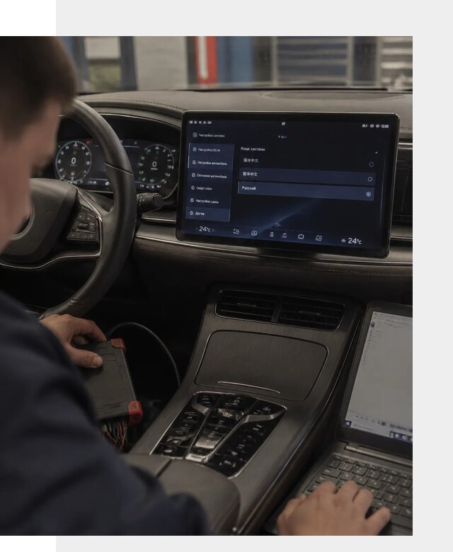 Русификация автомобиля BYD HAN для эксплуатации в Нововоронеже