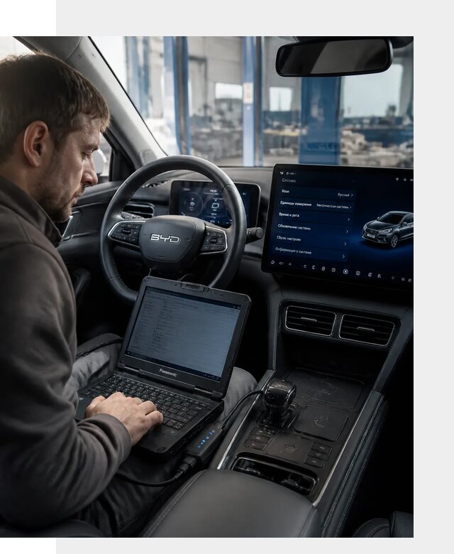 Русификация BYD Song Champion для авто под ключ в Нововоронеже